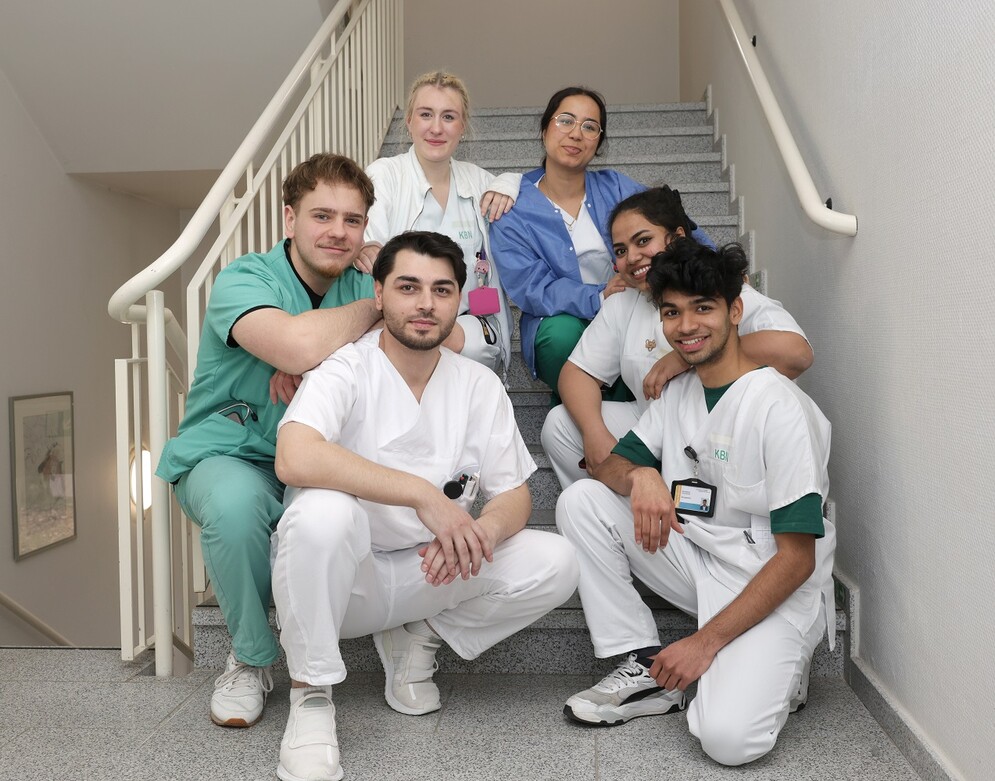 Gruppenfoto der Pflegeschülerinnen und -schüler